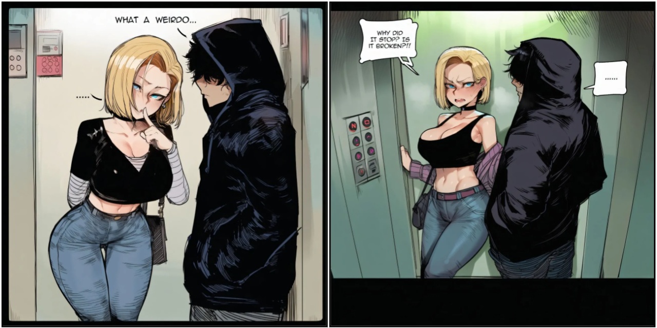 Android 18 x Anon Porn Comics english 02