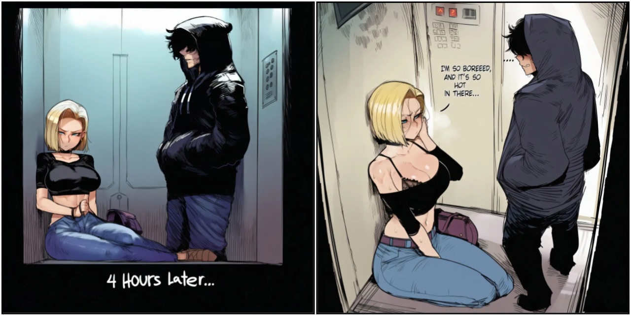 Android 18 x Anon Porn Comics english 03