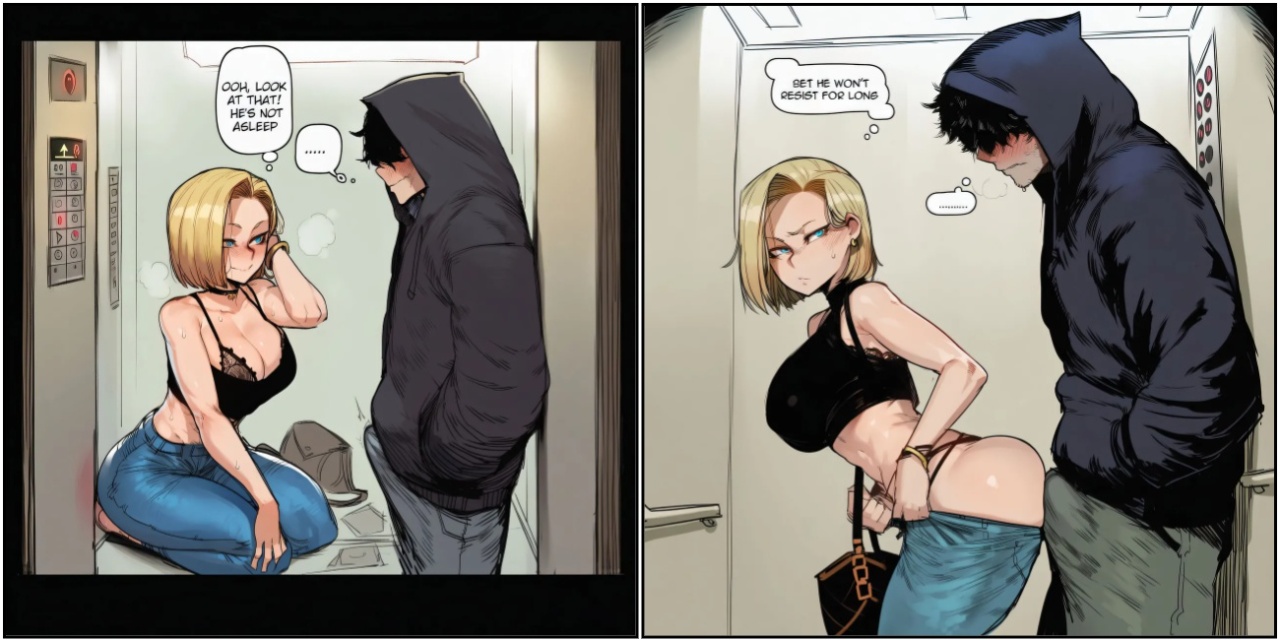 Android 18 x Anon Porn Comics english 04