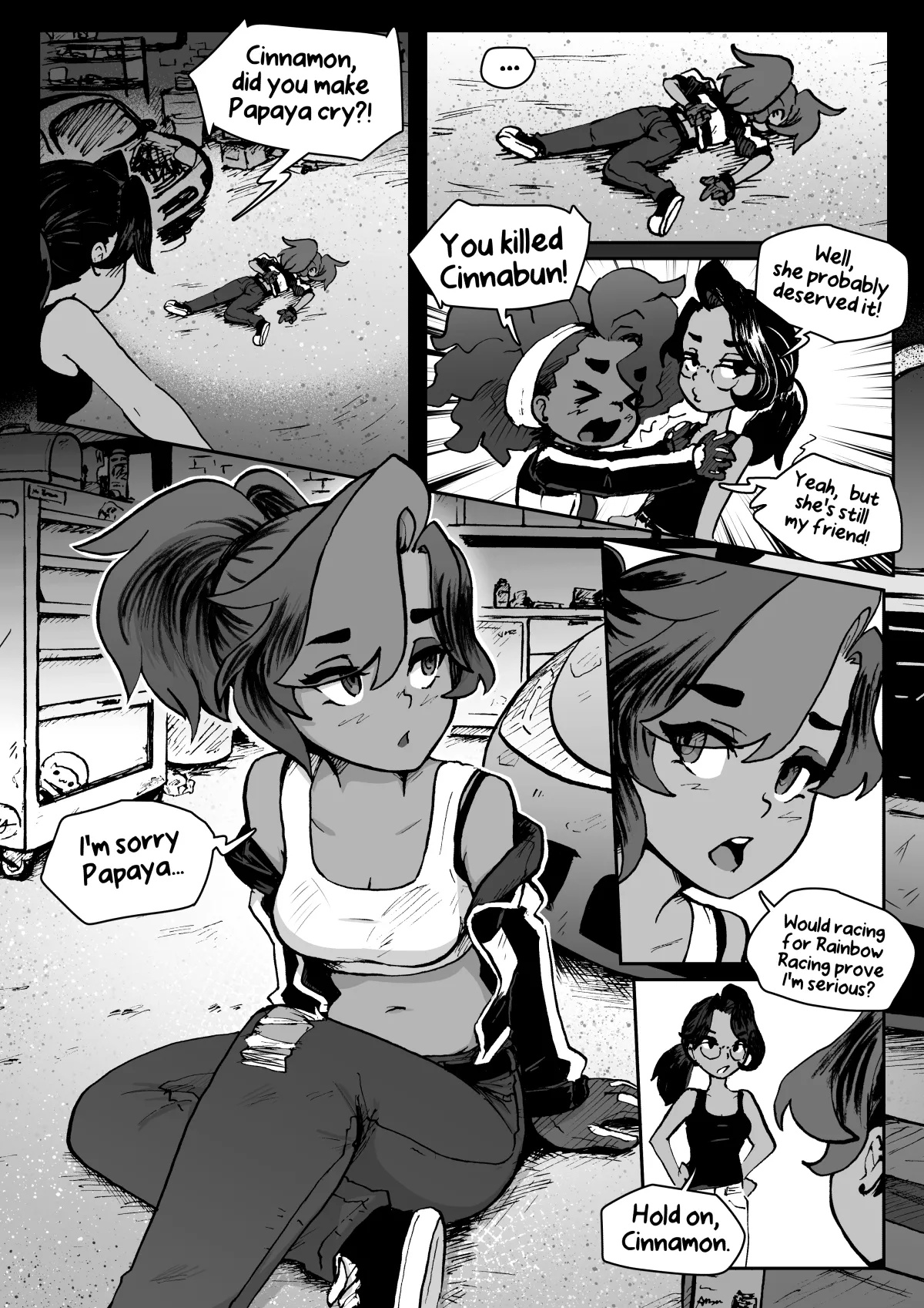Apex Limit Part 3: Cinnamon's Resolve! A Memory Of Teenage Heart? Porn Comics english 54