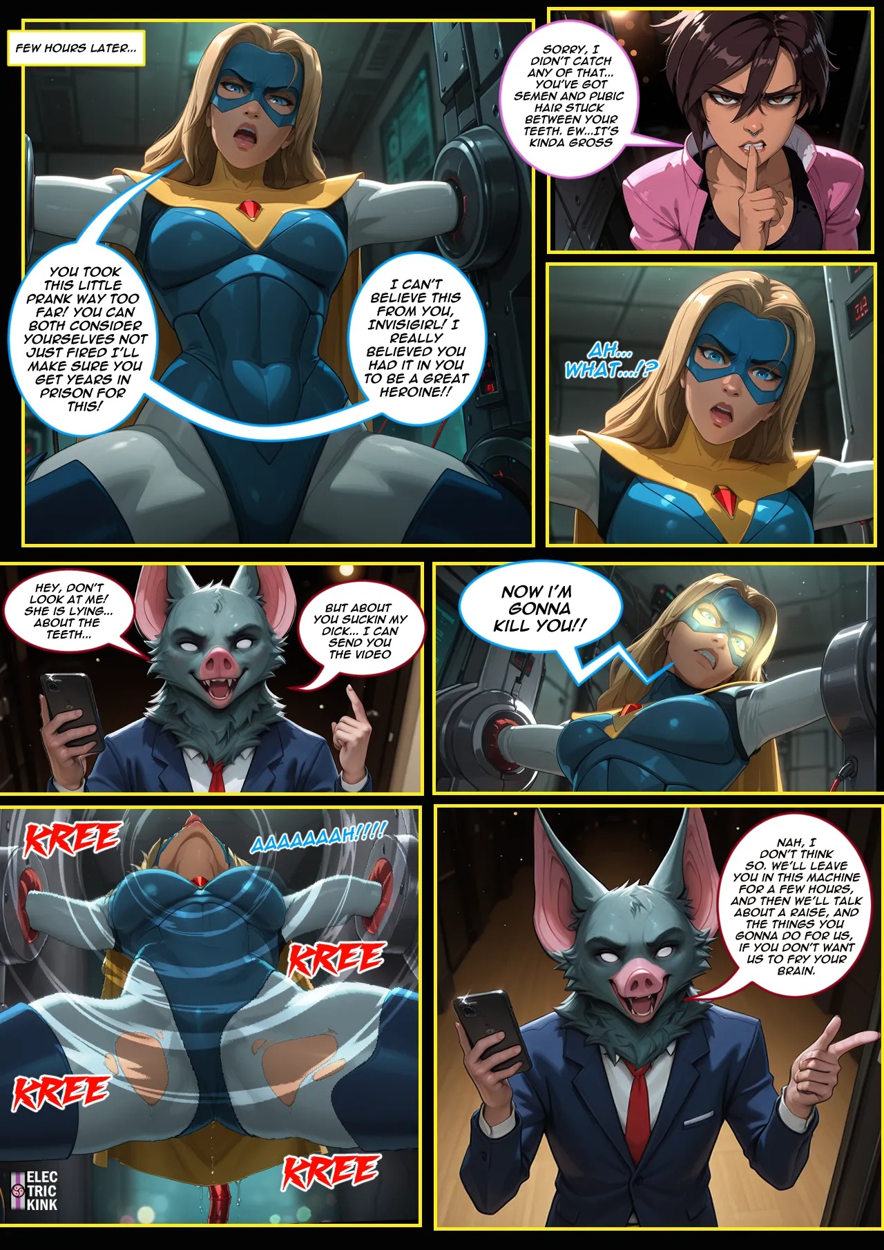 Blonde Blazer Bitch And Invisibitch! Dispatch Porn Comics english 05