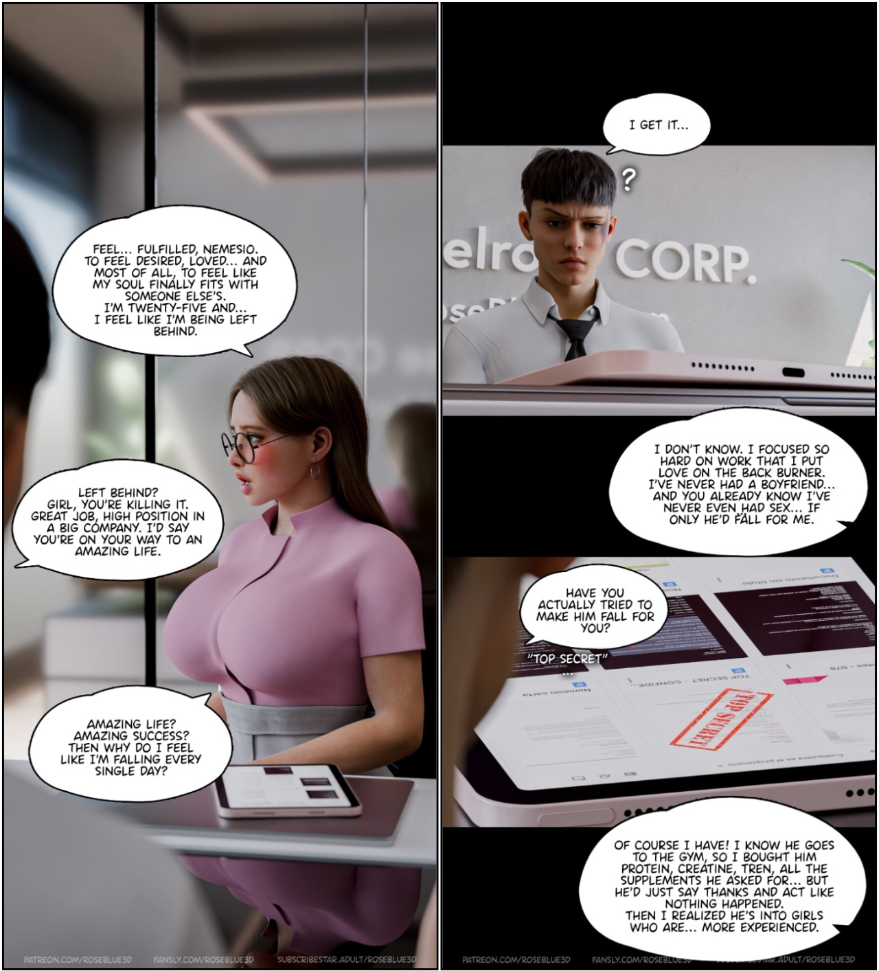 Dismissed By Rose Blue 3D Part 5 Porn Comics english 21