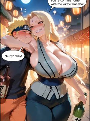Drunk Tsunade Takes Naruto Home For The Night