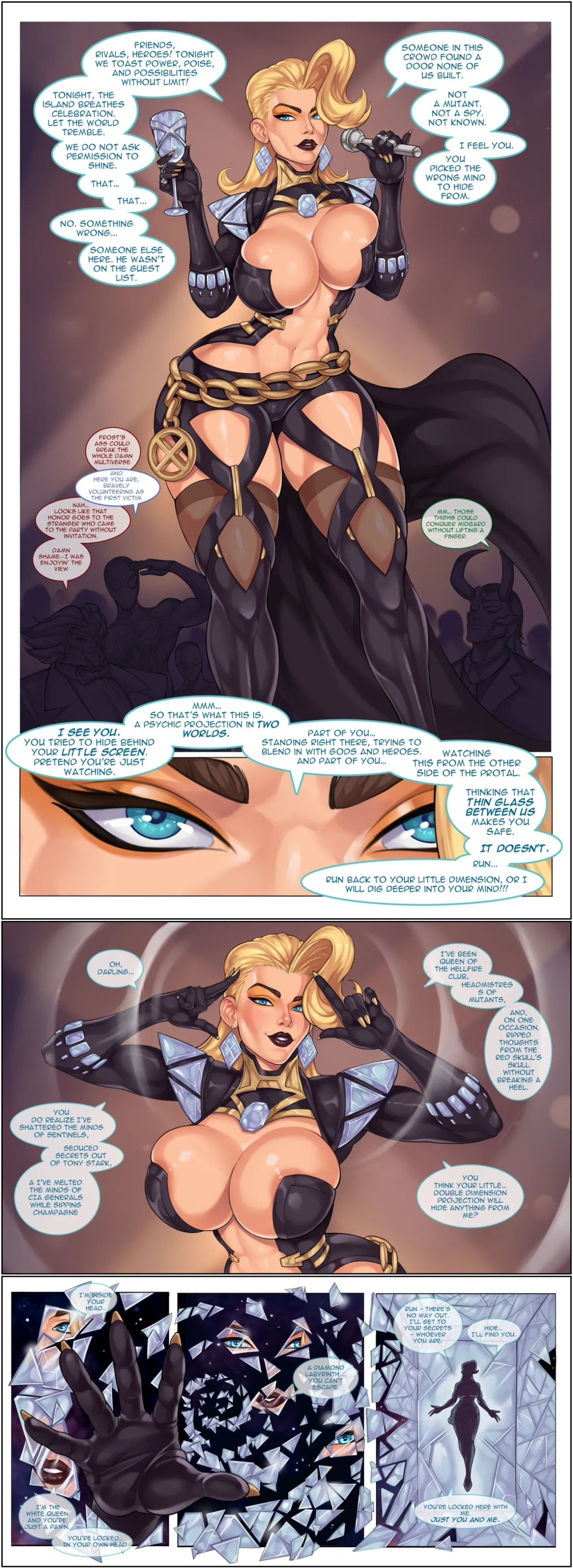 Emma Frost: Queen Of Mind Porn Comics english 02