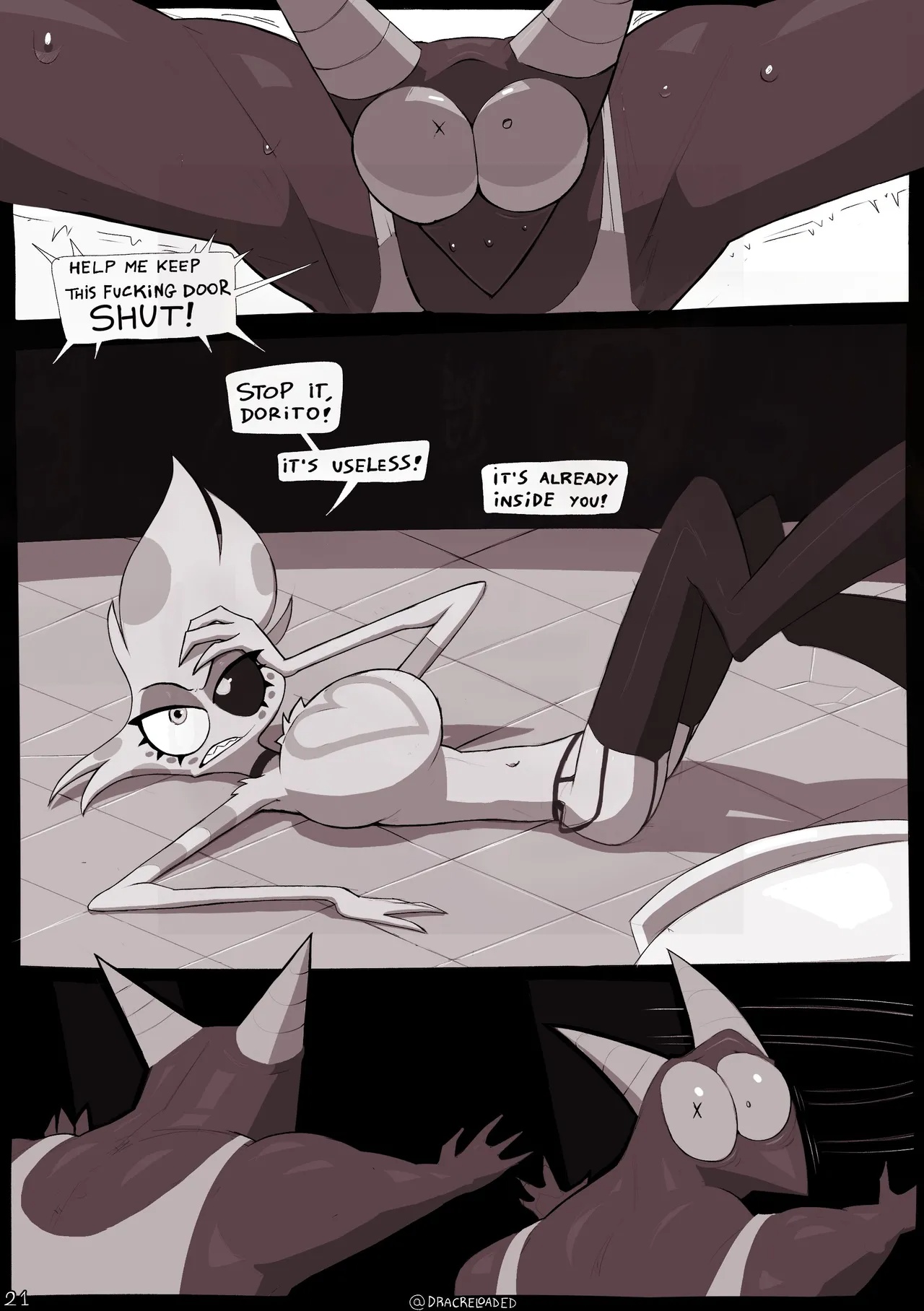 Falling Down By Dracorex Porn Comics english 22