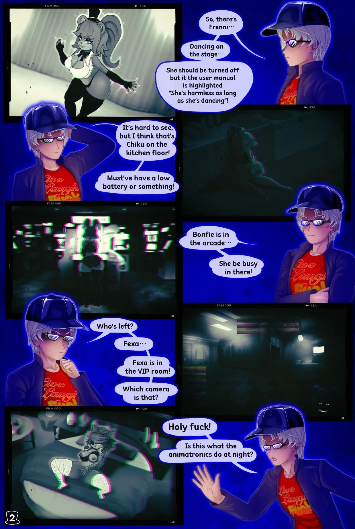 Fap Nights At Frenni's: The Girl's New Toy Starts Work Tonight Porn Comics english 04