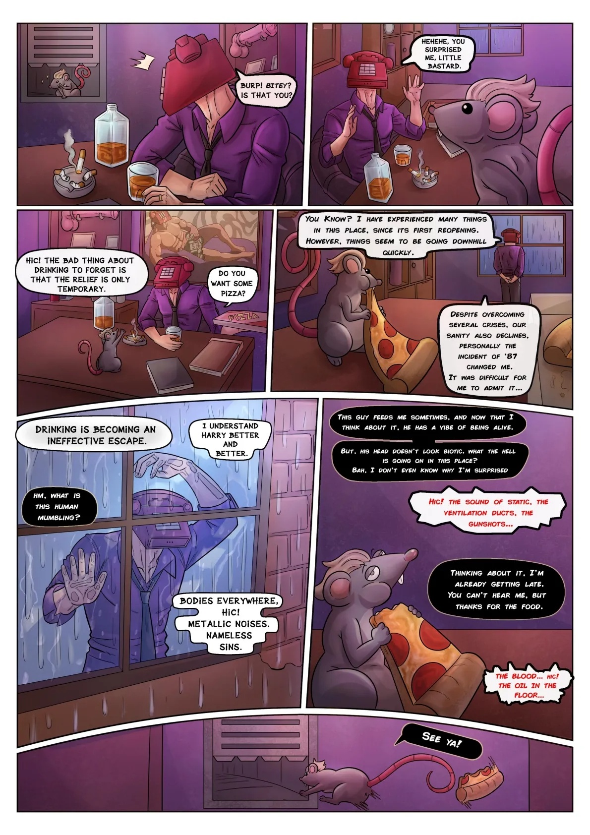 Fap Nights At Frennis Part 3 "THE OBSERVER" Porn Comics english 12