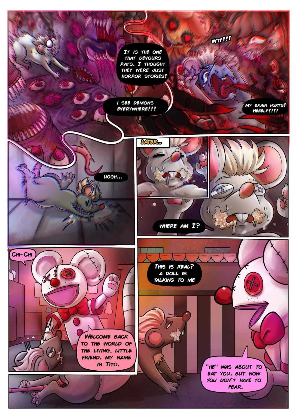 Fap Nights At Frennis Part 3 "THE OBSERVER" Porn Comics english 14