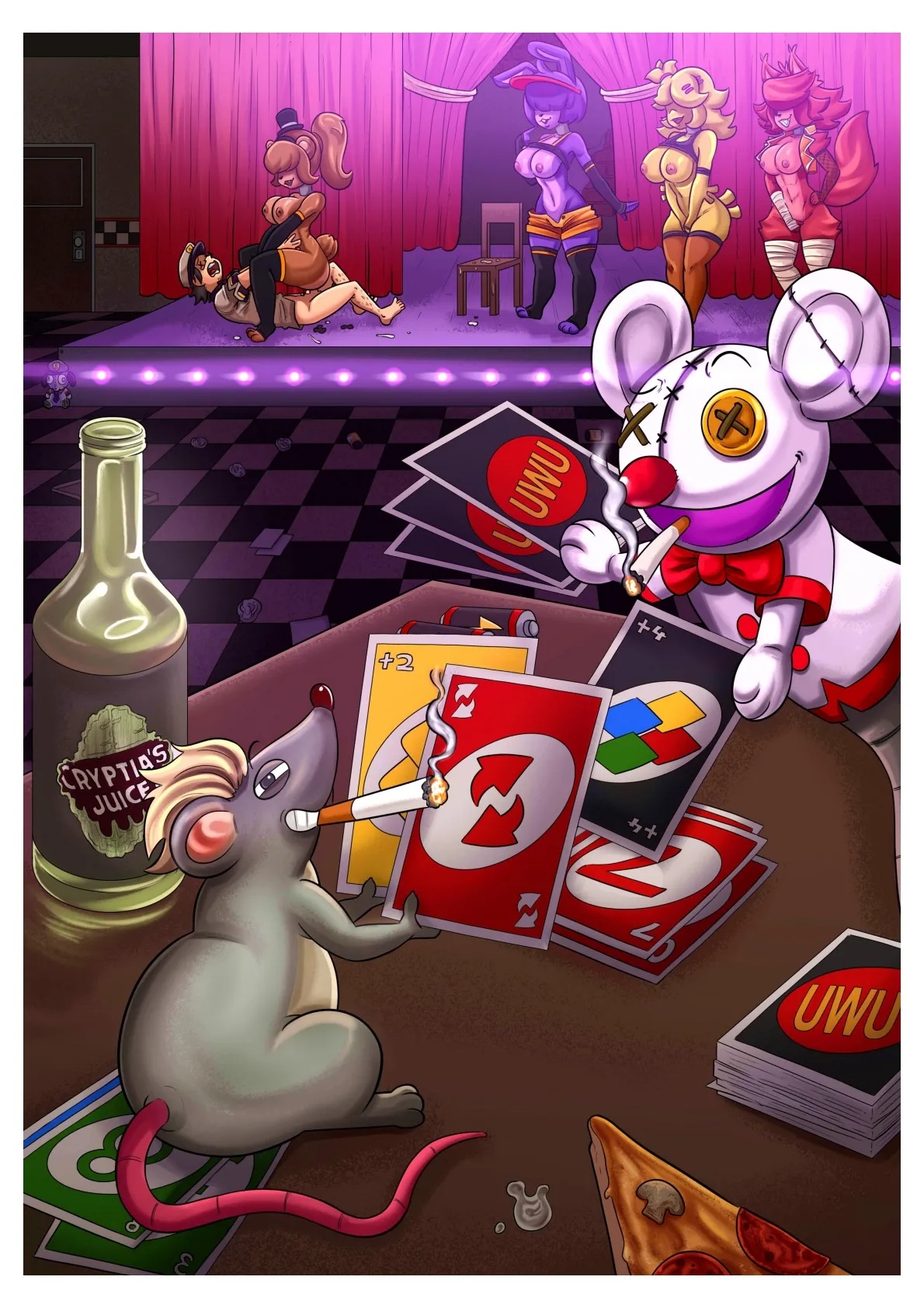 Fap Nights At Frennis Part 3 "THE OBSERVER" Porn Comics english 24