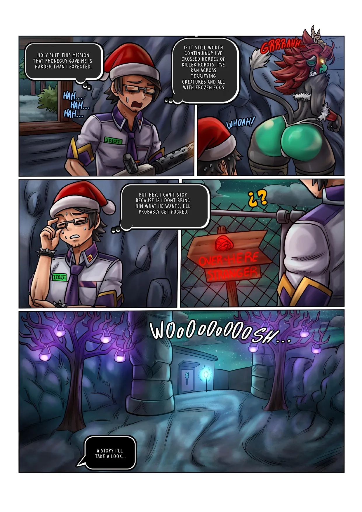 Fap Nights At Frennis Part 7 "THE XMAS OFFER" Porn Comics english 04