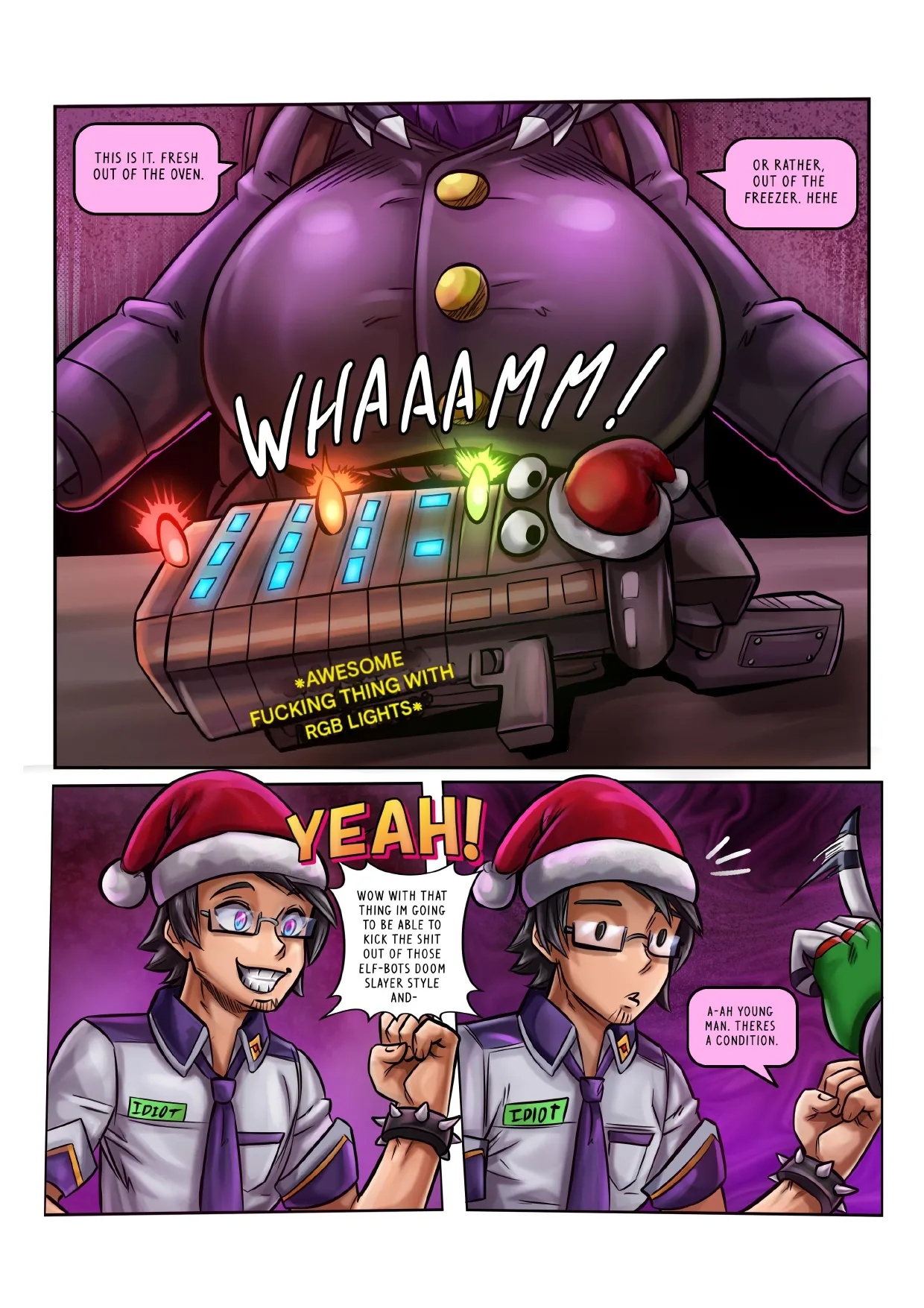 Fap Nights At Frennis Part 7 "THE XMAS OFFER" Porn Comics english 09