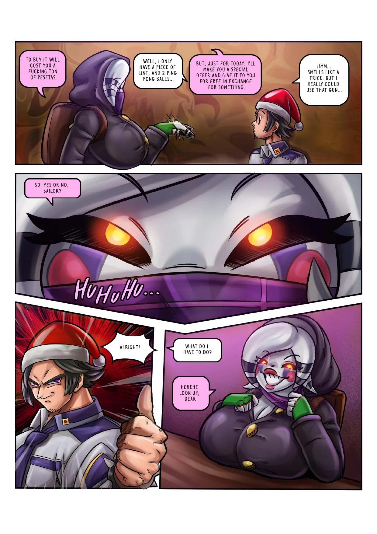 Fap Nights At Frennis Part 7 "THE XMAS OFFER" Porn Comics english 10