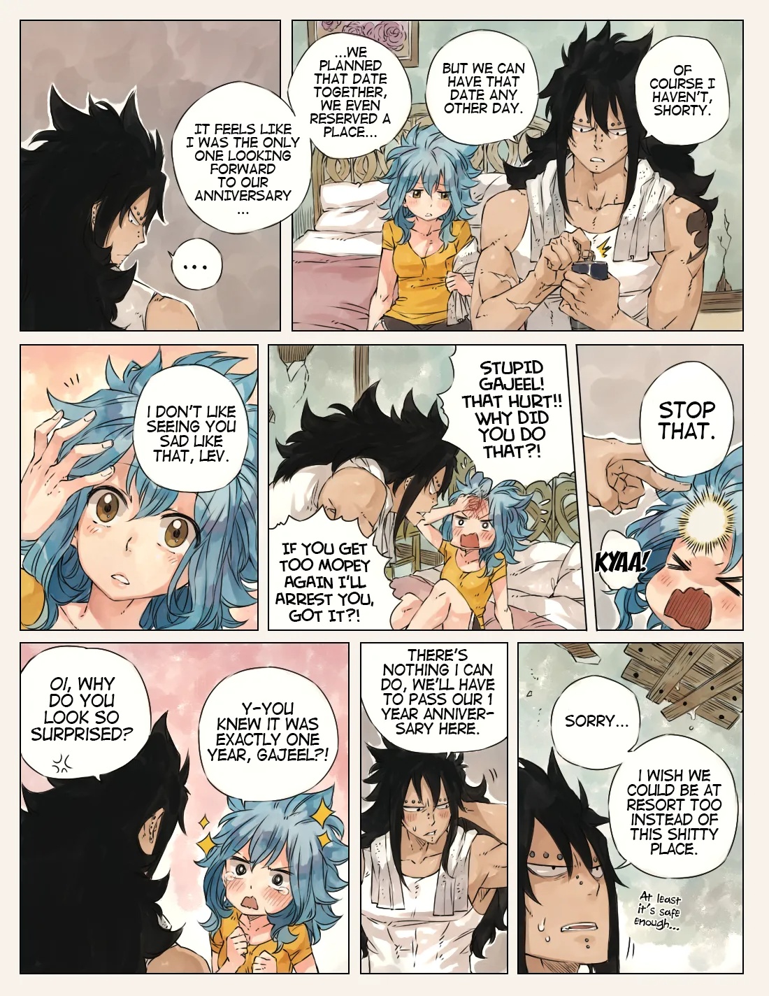 First Time: Fairy Tail DJ Porn Comics english 02