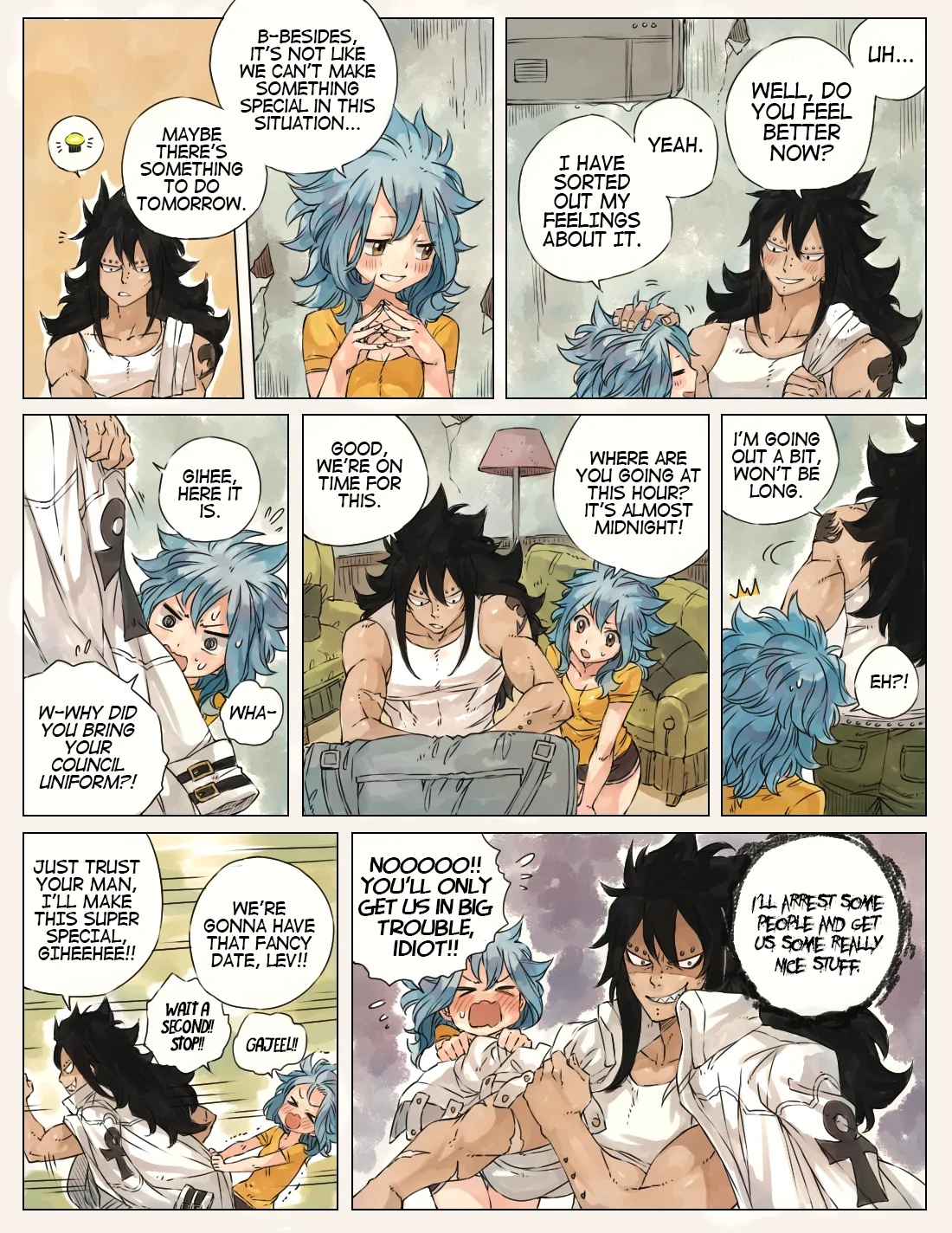 First Time: Fairy Tail DJ Porn Comics english 04