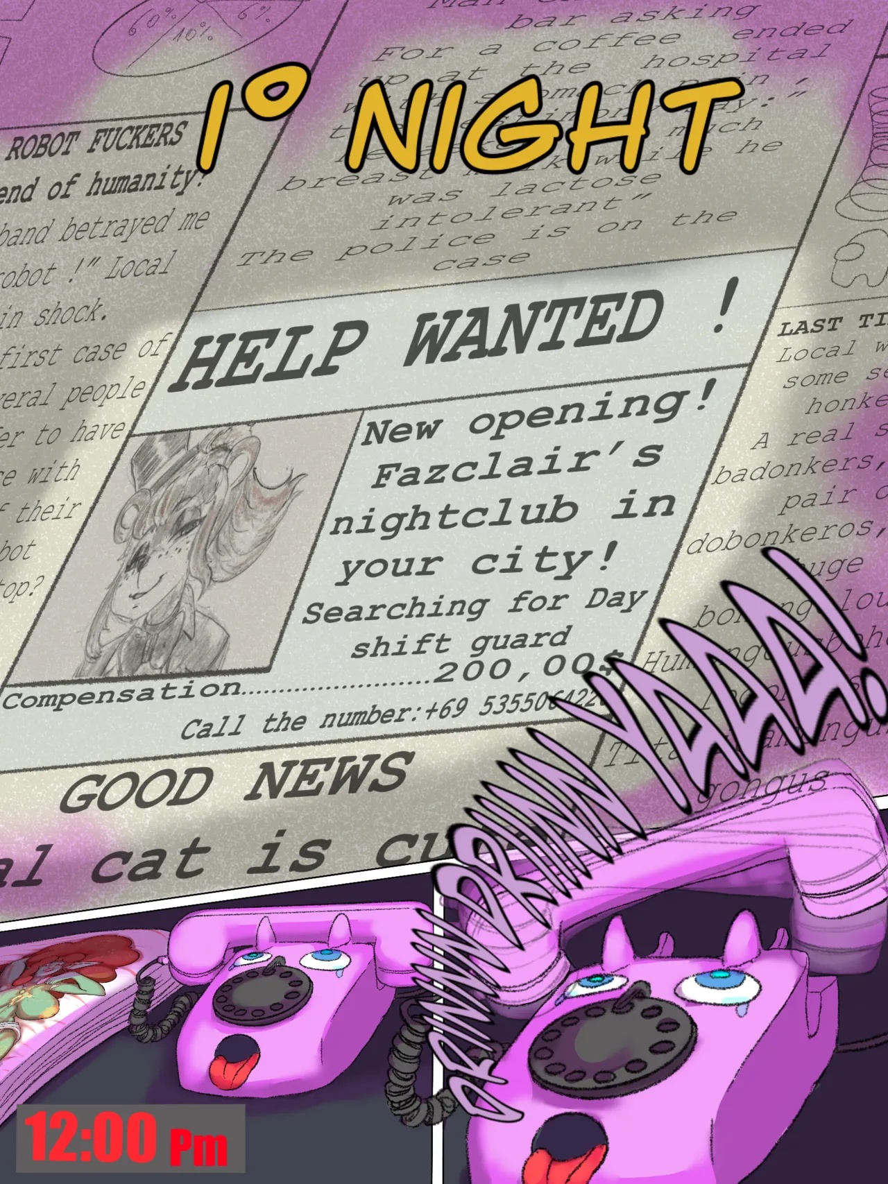 Five Night At Fazclair's Porn Comics english 02