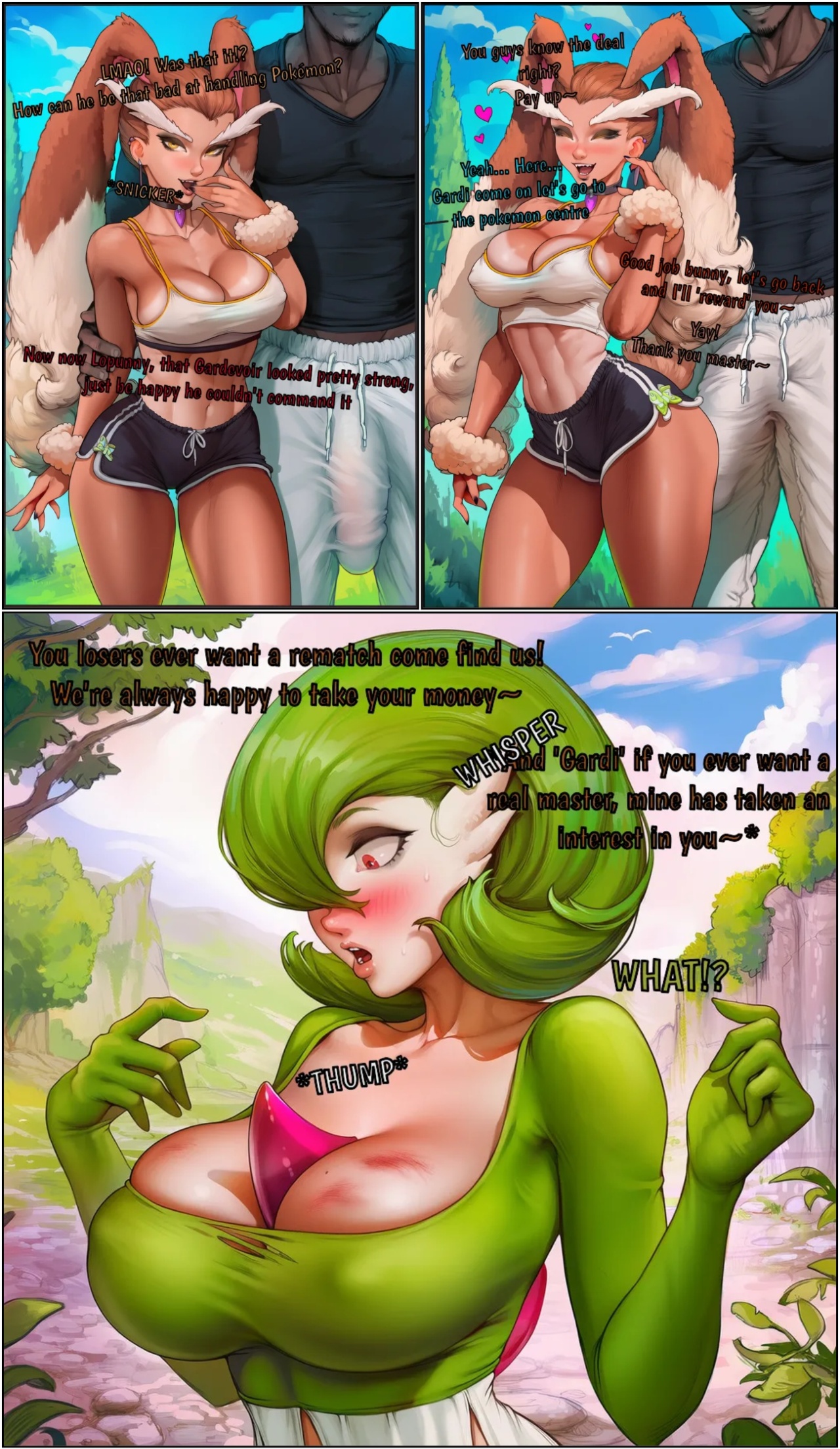Gardevoir Femdom Corruption Porn Comics english 02