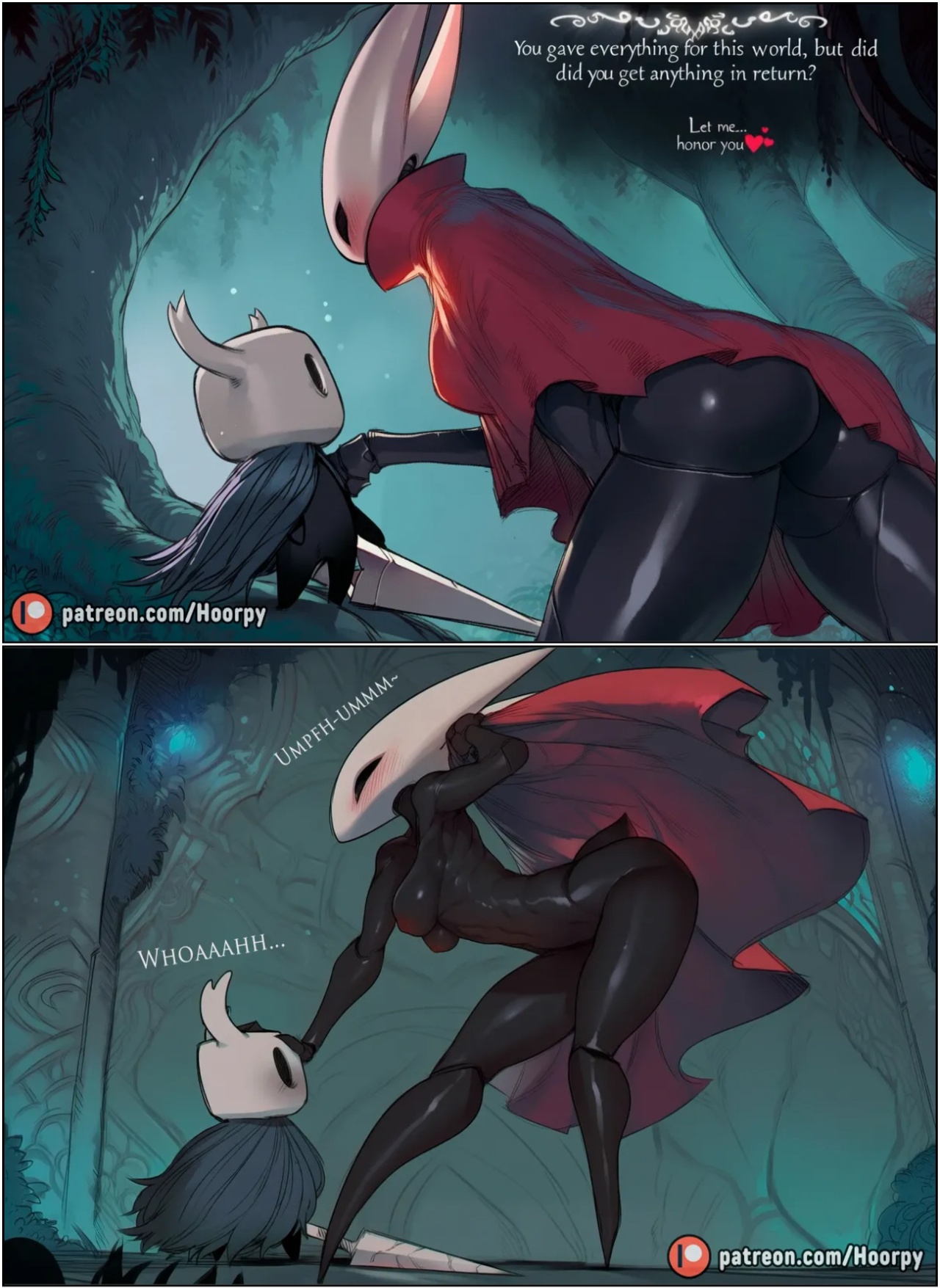 Hollow Knight Hornet And Knight Passion Porn Comics english 05