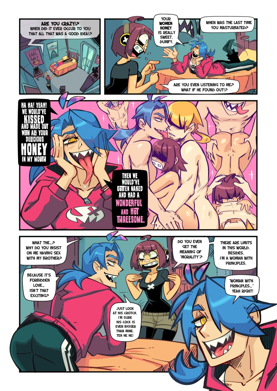 Mayonnaise With Pizza Porn Comics english 08