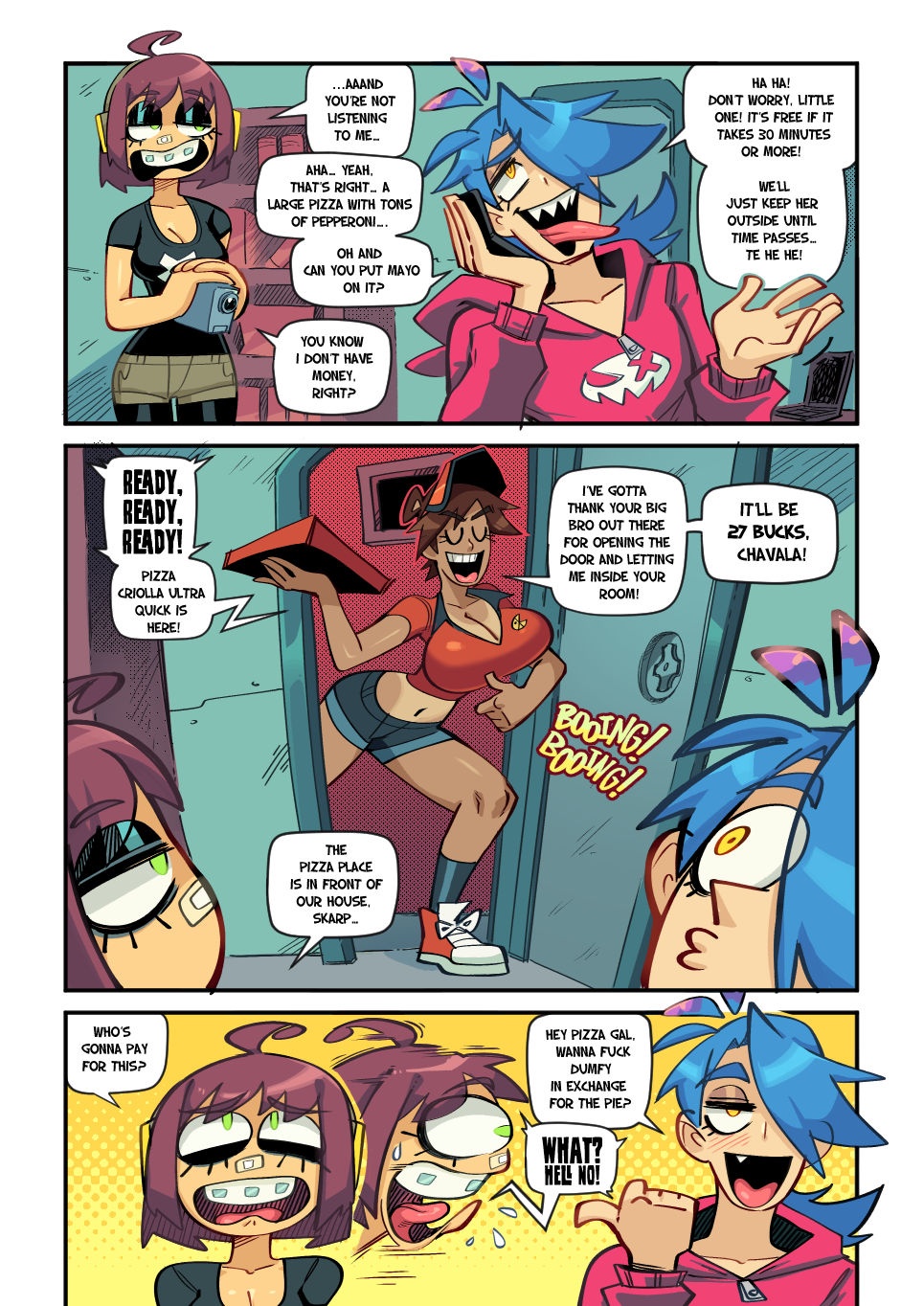 Mayonnaise With Pizza Porn Comics english 23