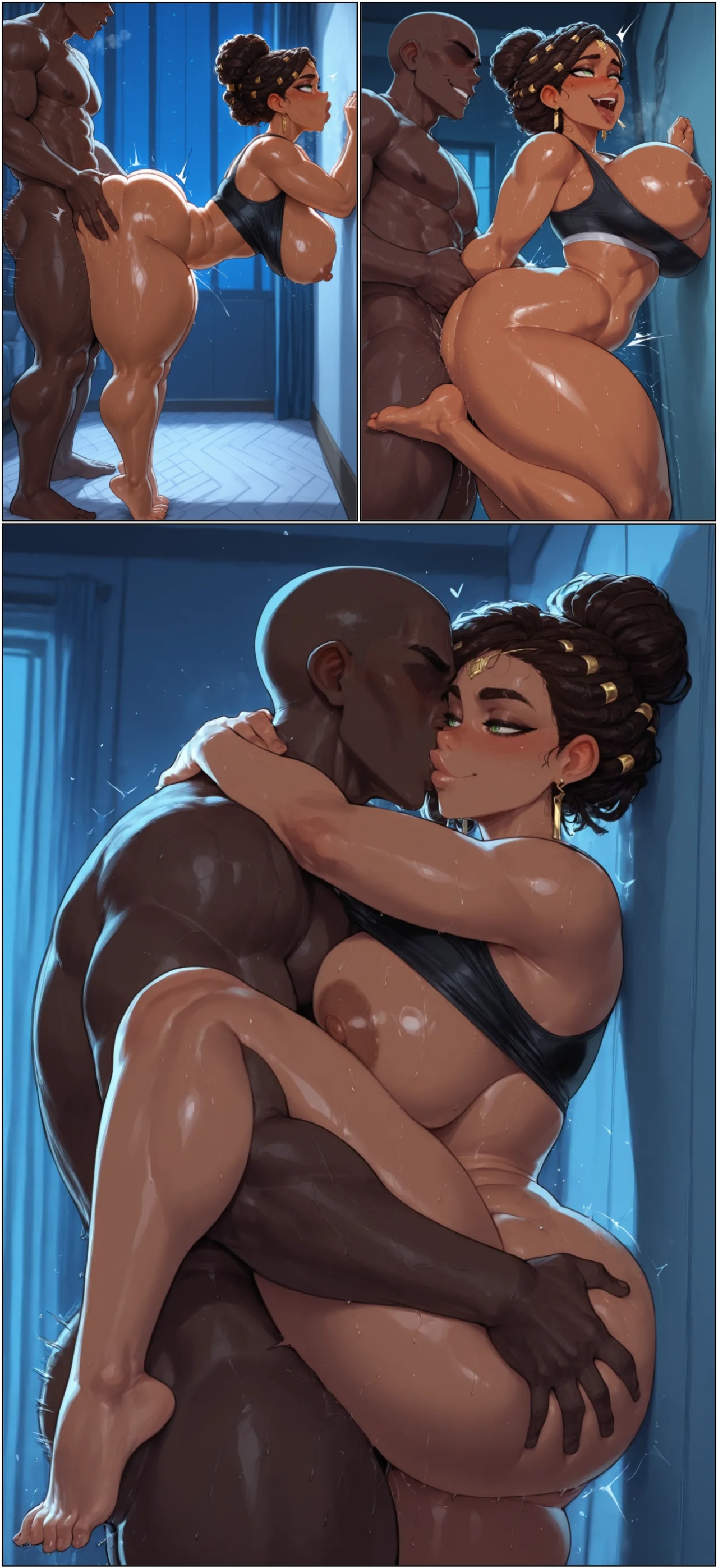 Mel Medarda x BBC Porn Comics english 08