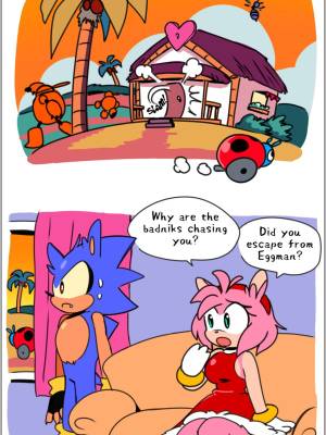 Metal Sonic x Amy Rose Porn Comics english 02