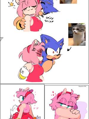 Metal Sonic x Amy Rose Porn Comics english 04