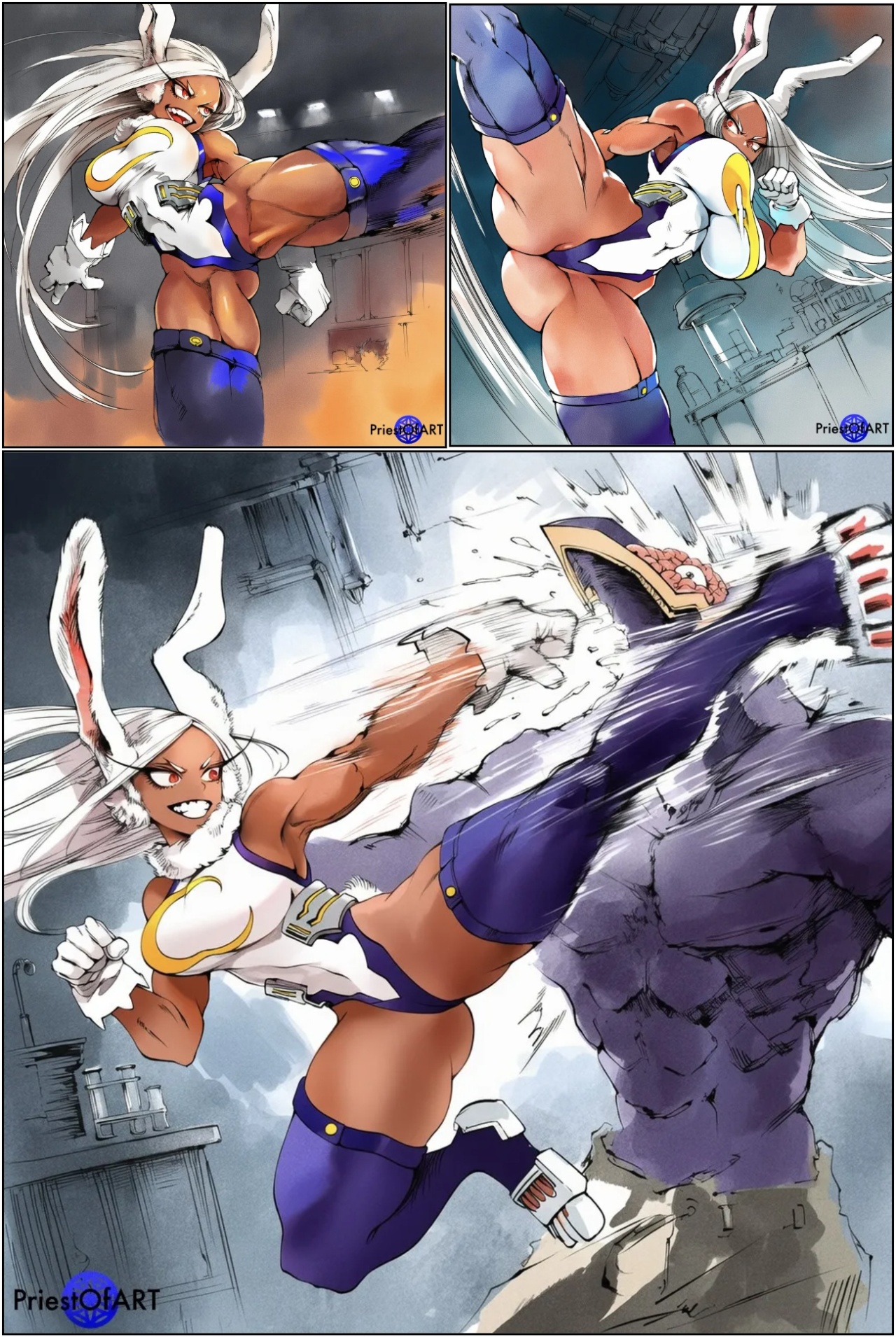 Miruko's Defeat Porn Comics english 03