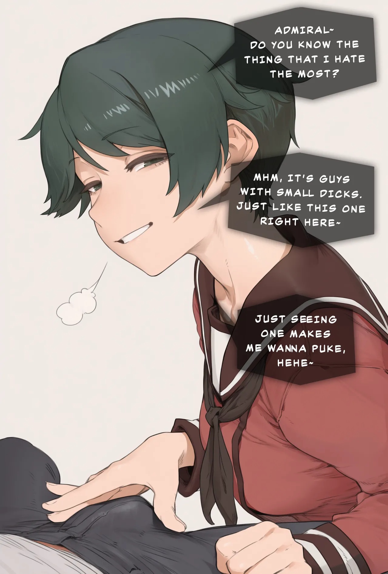 Mogami From Kancolle Makes Admiral Give Up Is Fleet Porn Comics english 04