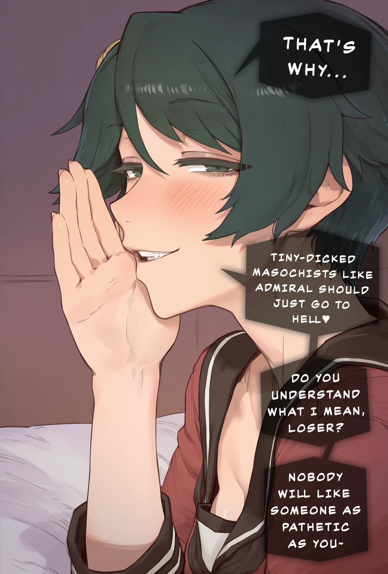 Mogami From Kancolle Makes Admiral Give Up Is Fleet Porn Comics english 05