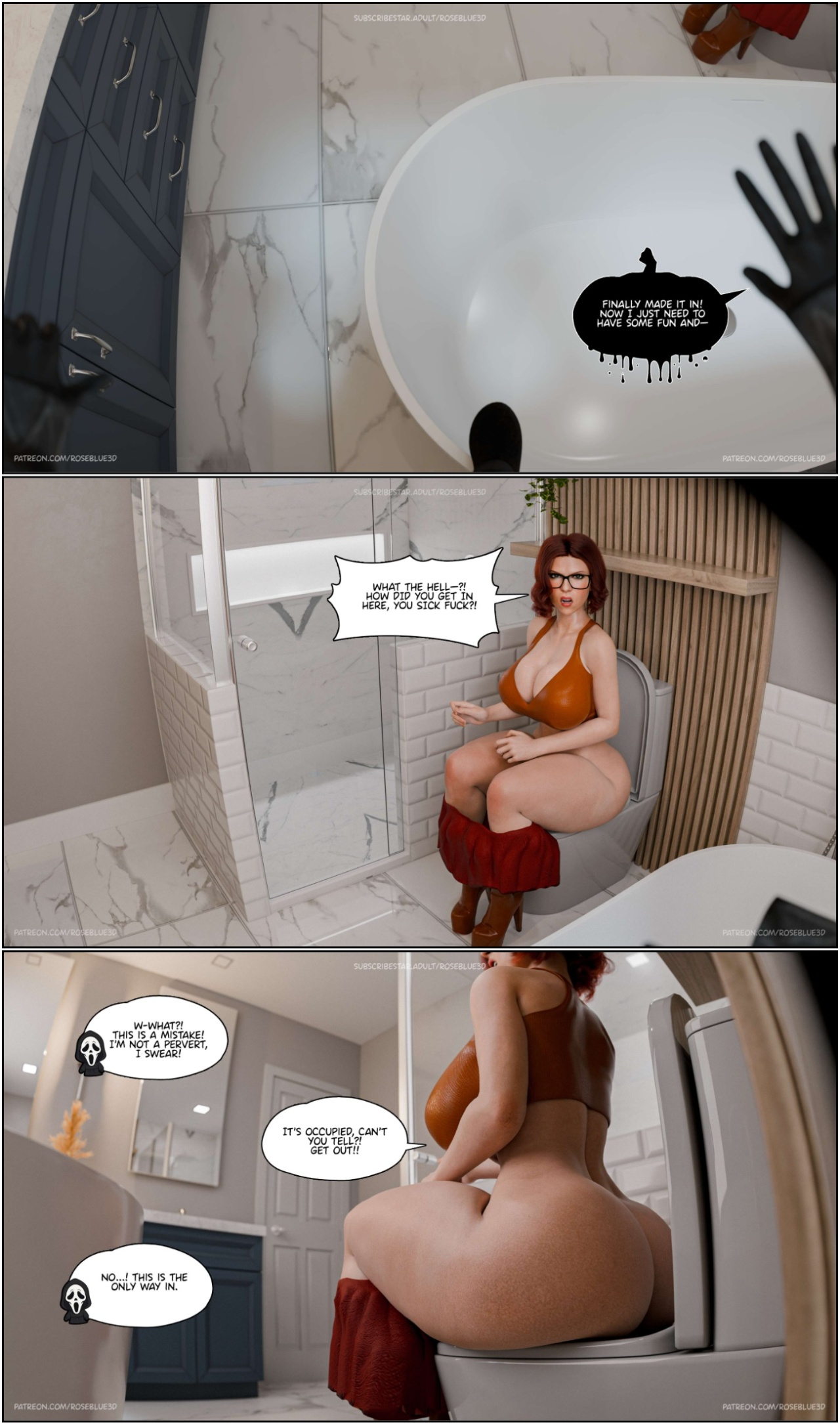 My Neighbor's Widow Part 47.5: Halloween Special Porn Comics english 10