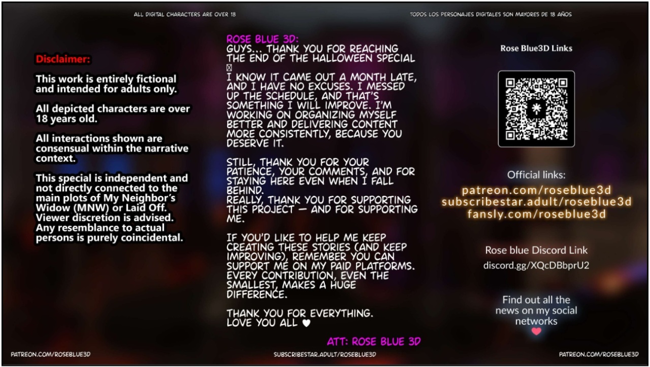 My Neighbor's Widow Part 47.5: Halloween Special Porn Comics english 30