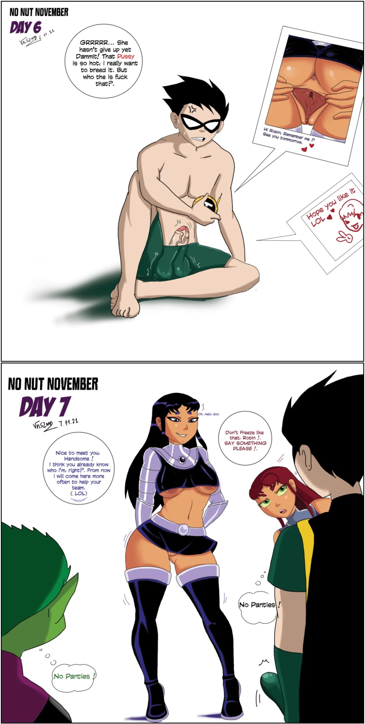 No Nut November By VN Simp Porn Comics english 04