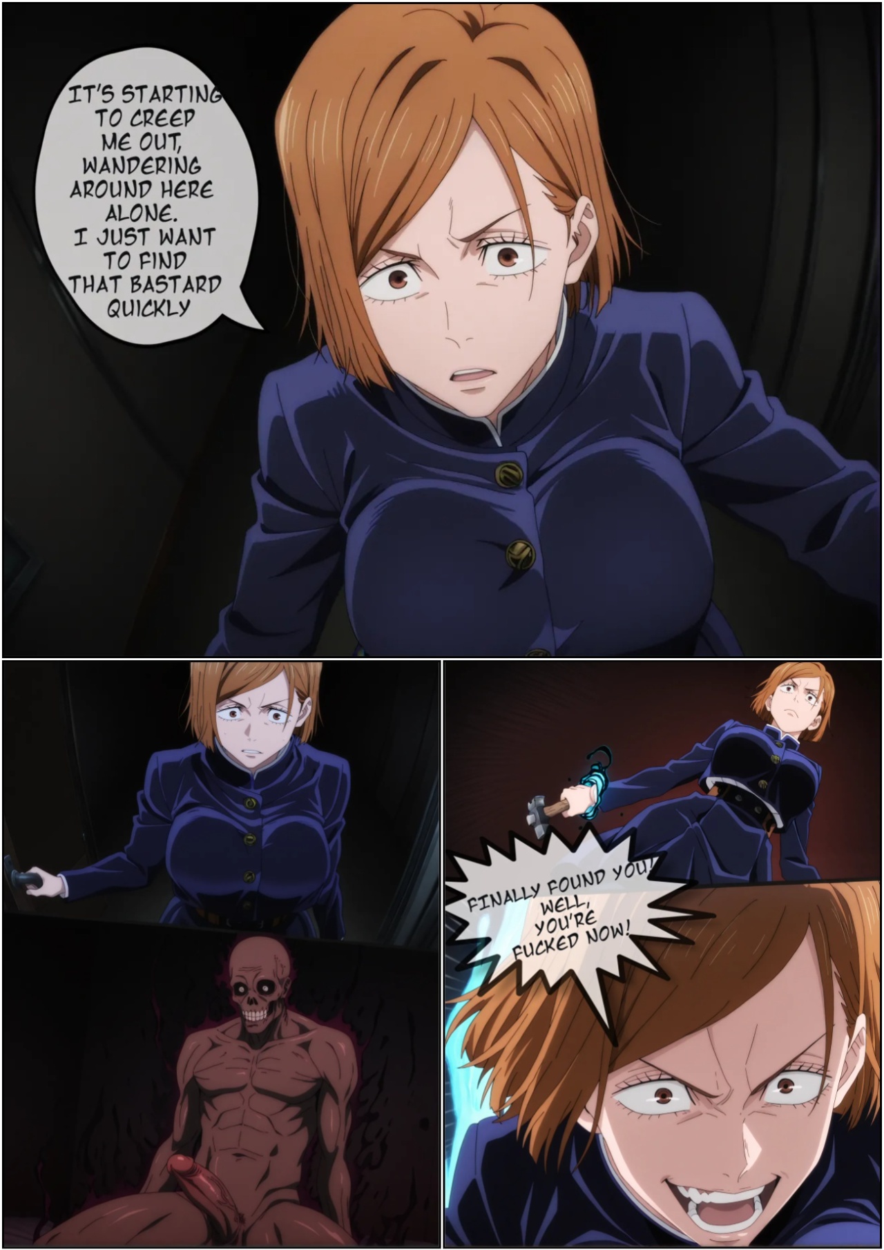 Nobara & Zombie Porn Comics english 02