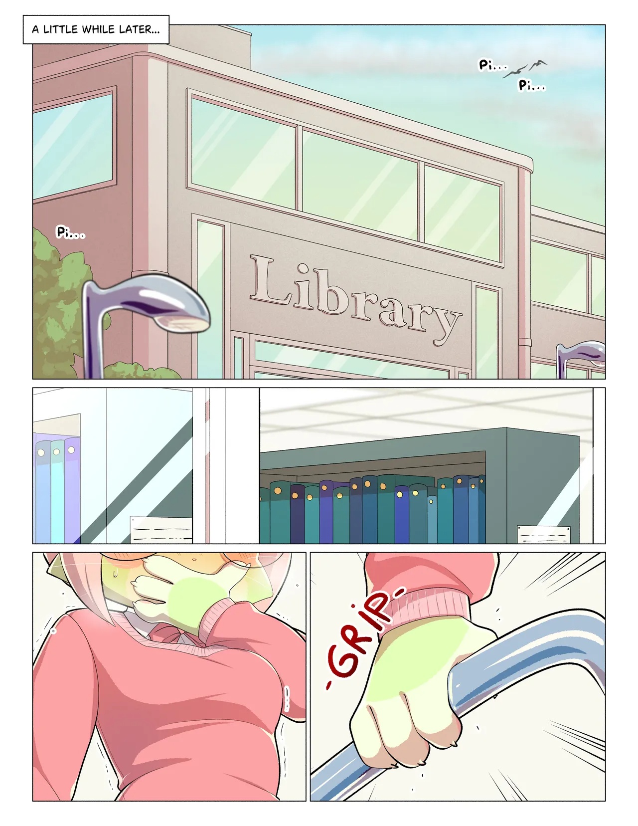 Orito And Minette: Visit The Library Porn Comics english 05