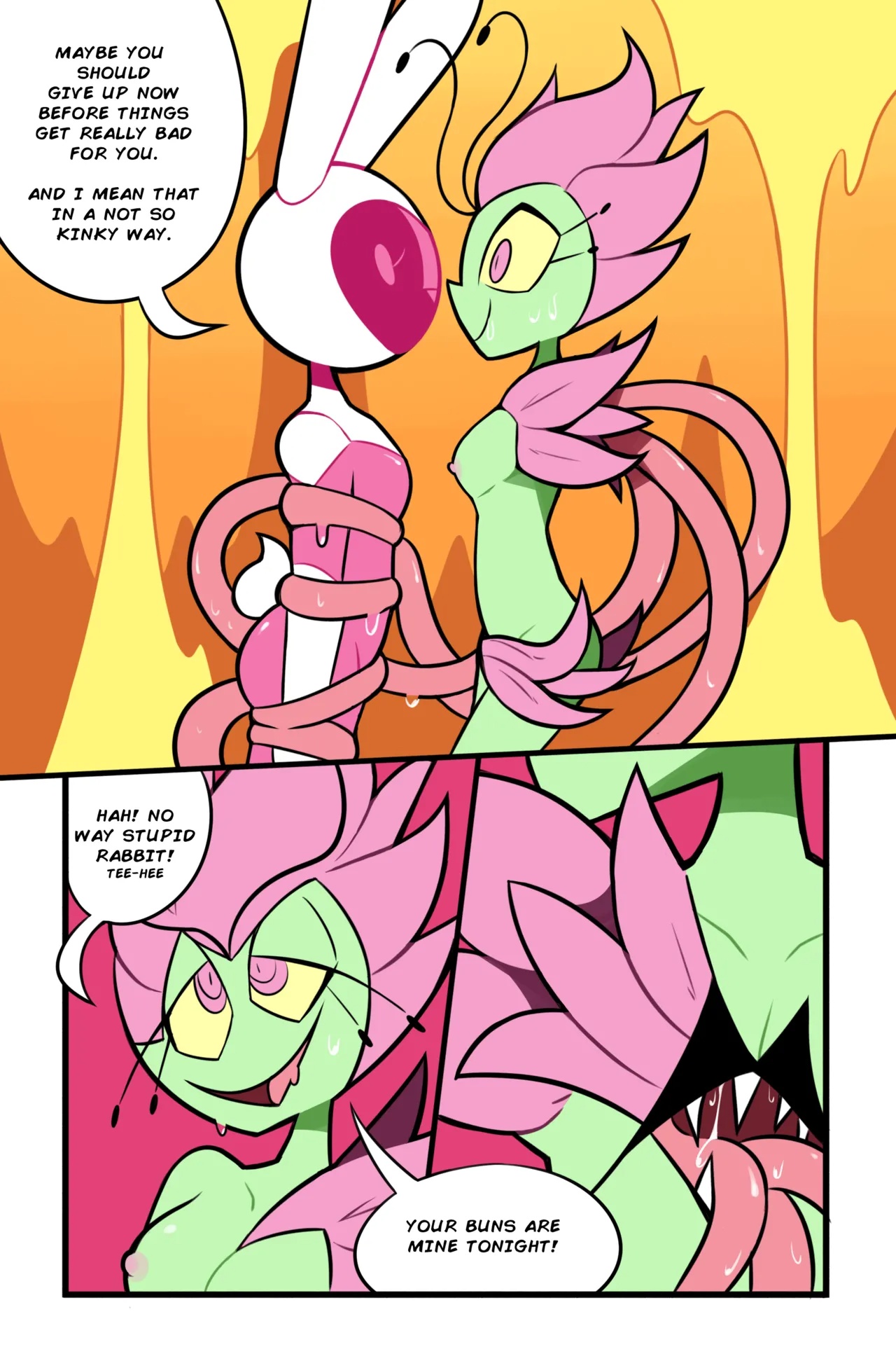 Pinku's RB Mission #0: The Carnivorous Plant Porn Comics english 15
