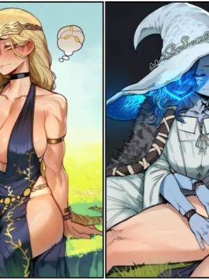 Ranni The Witch x Queen Marika Porn Comics english 02