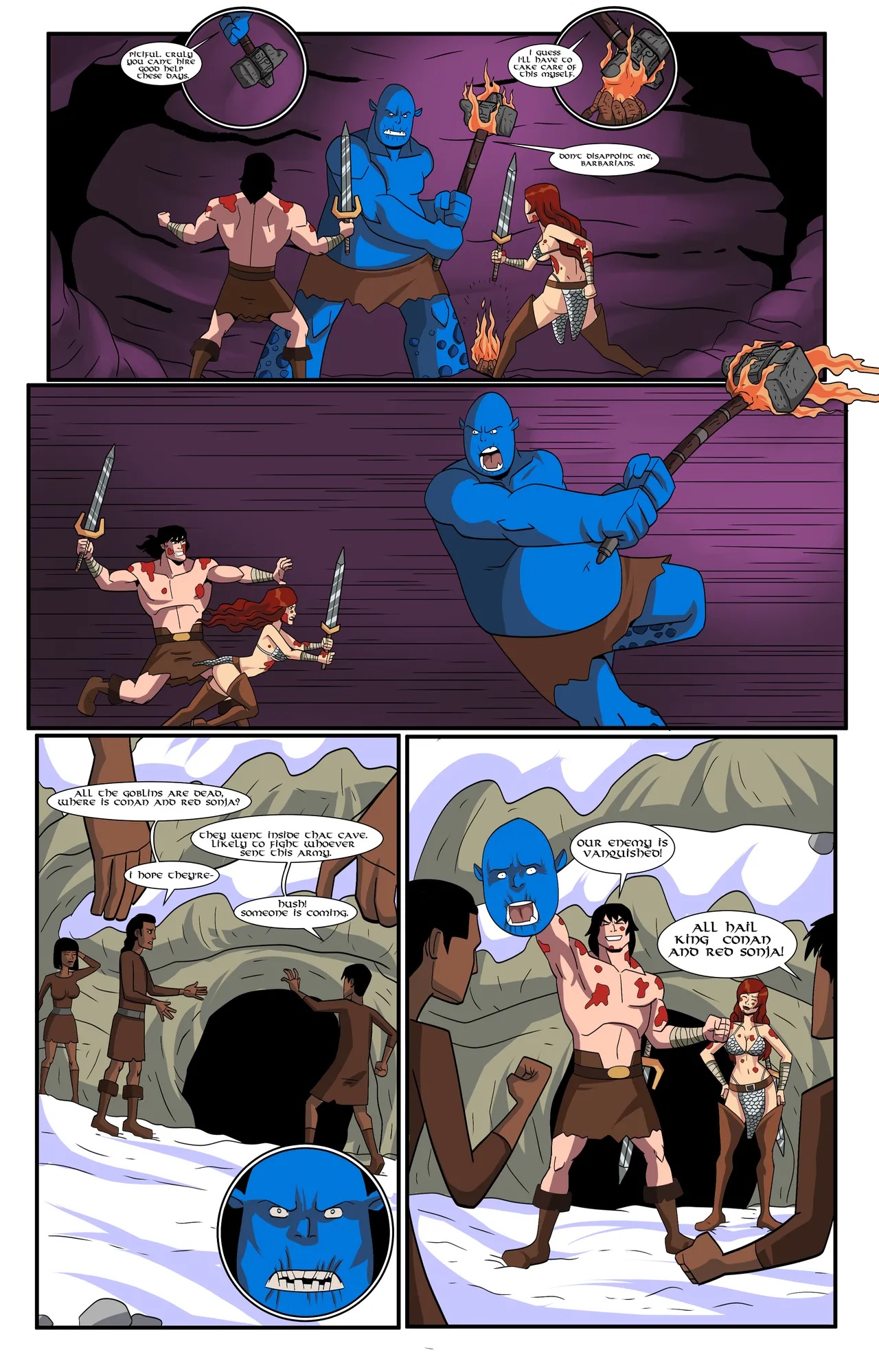 Red Sonja And Conan: Journey Of War, Love And Lust Porn Comics english 07