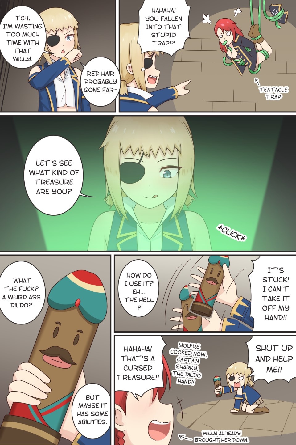 Rowan The Red Hair: The Cursed Dildo Porn Comics english 02