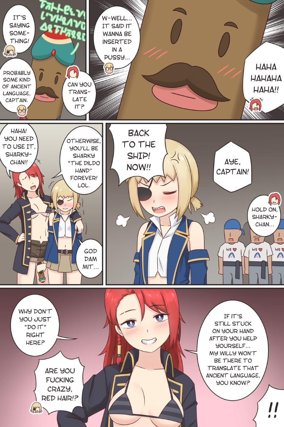 Rowan The Red Hair: The Cursed Dildo Porn Comics english 03