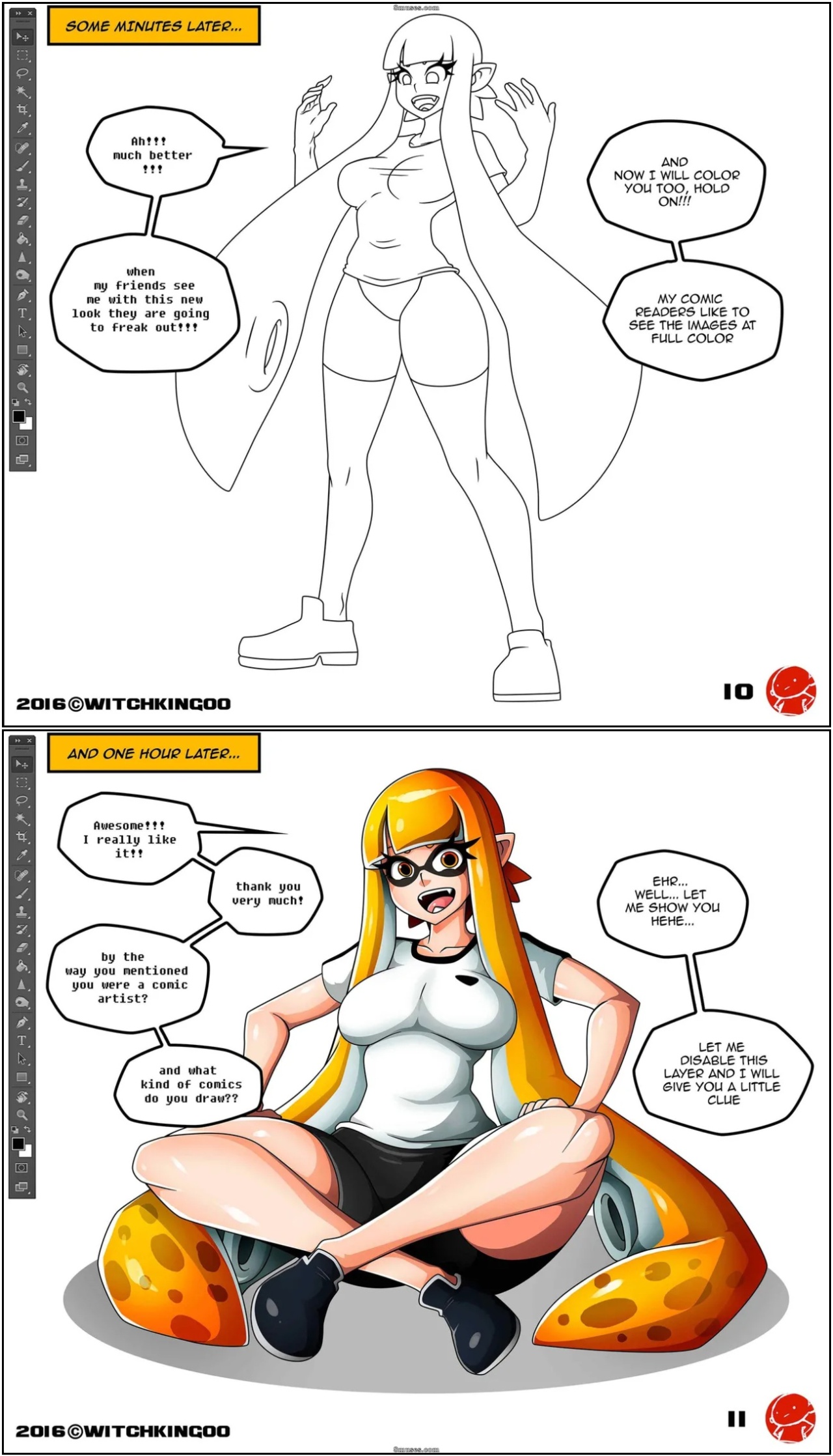 Splatoon: That Wasn't Ink... Porn Comics english 06