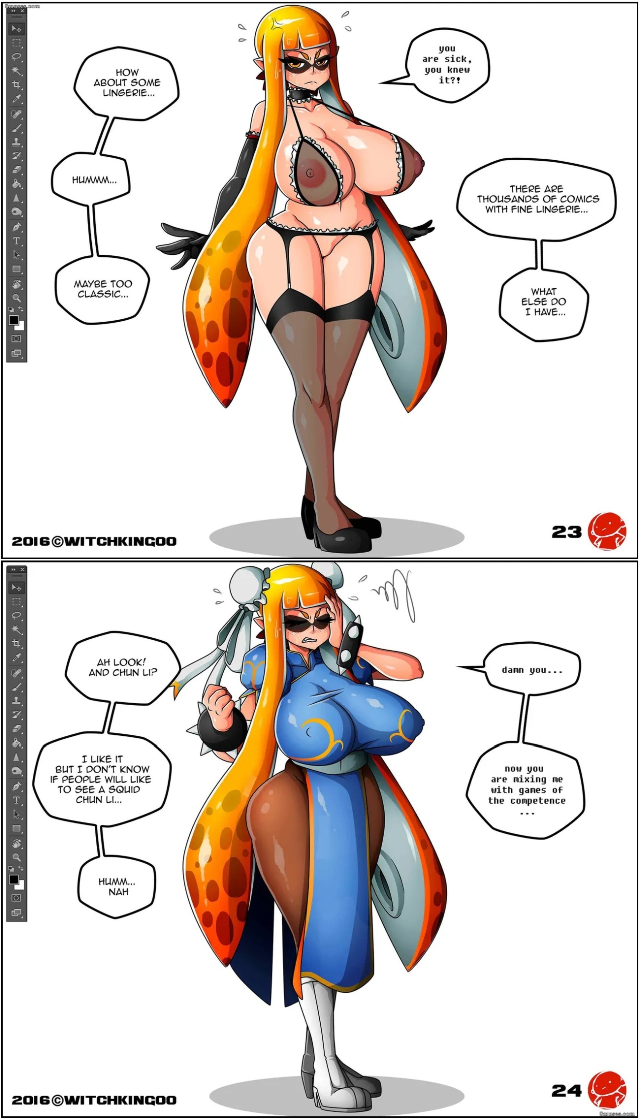 Splatoon: That Wasn't Ink... Porn Comics english 13