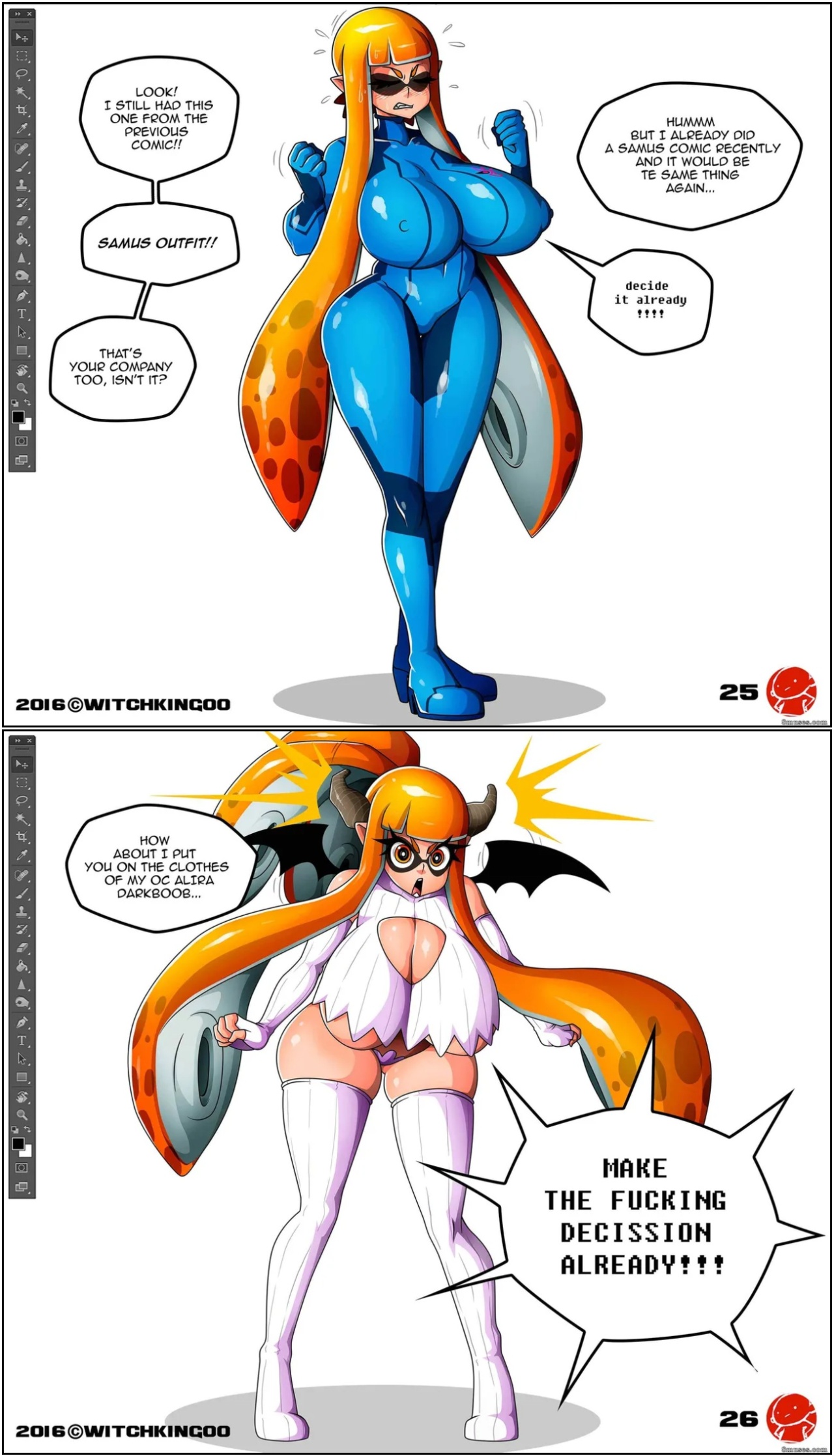 Splatoon: That Wasn't Ink... Porn Comics english 14