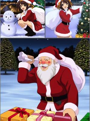 Suzumiya Haruhi And The Milky White Of Christmas Porn Comics english 02