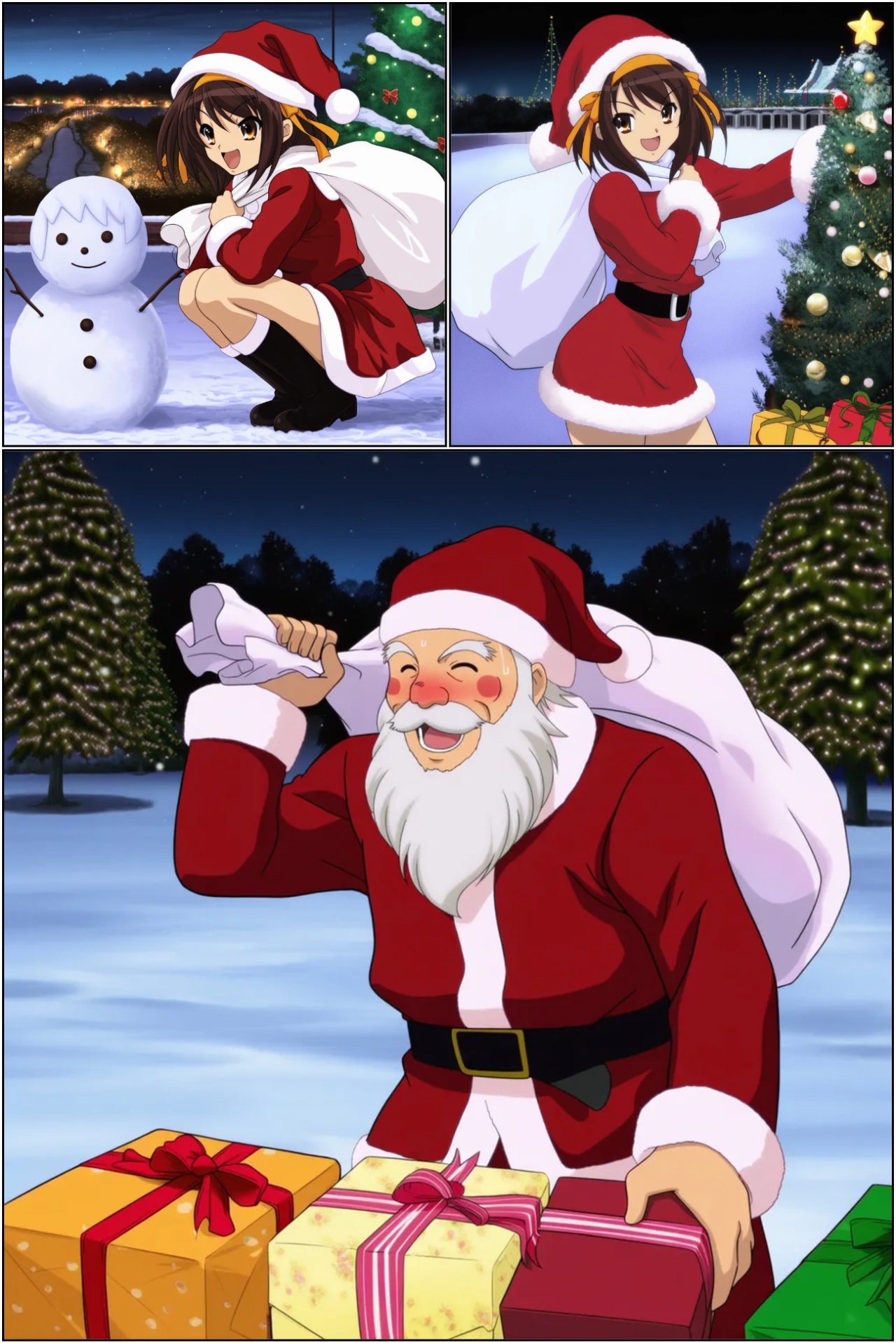 Suzumiya Haruhi And The Milky White Of Christmas Porn Comics english 02