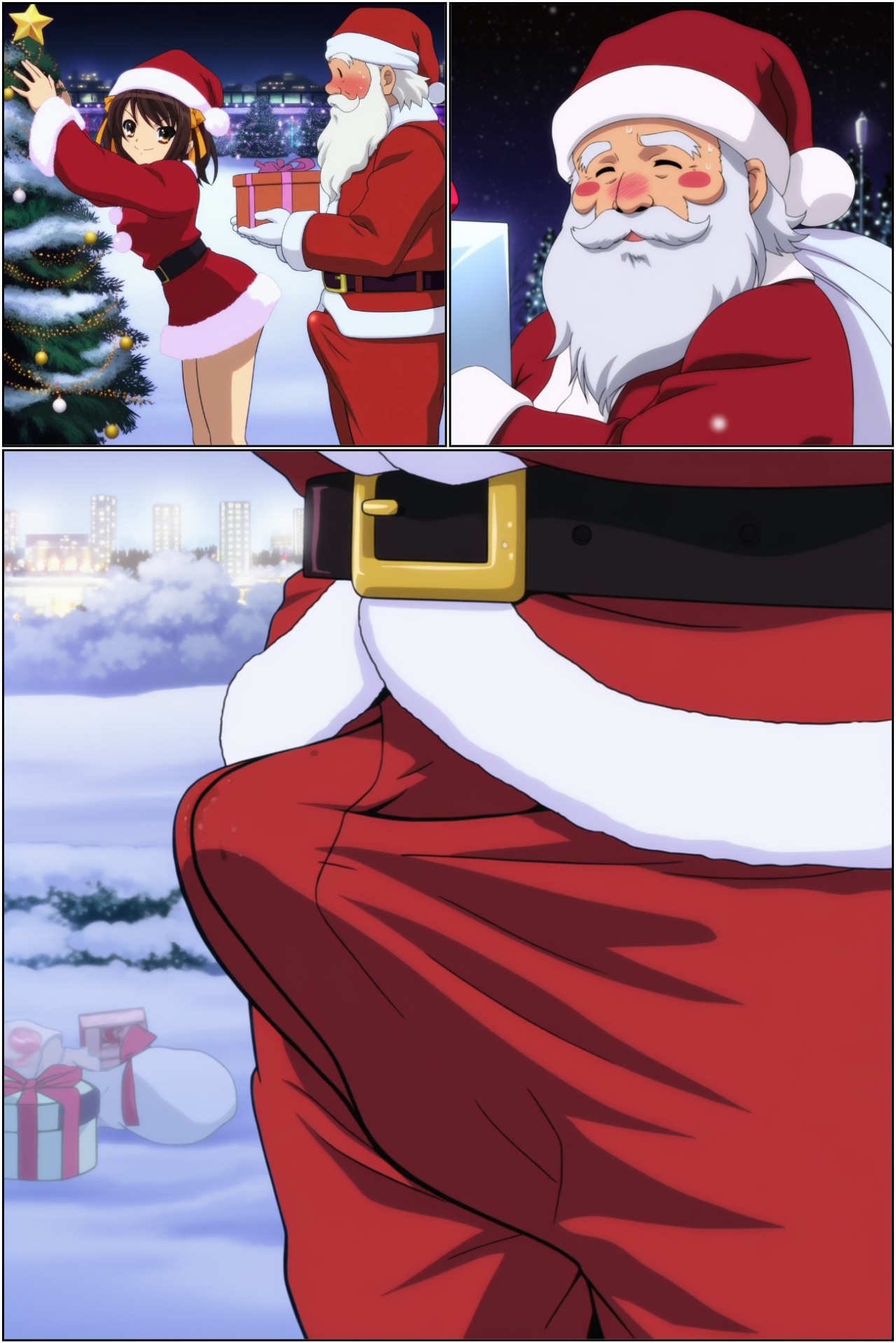 Suzumiya Haruhi And The Milky White Of Christmas Porn Comics english 04