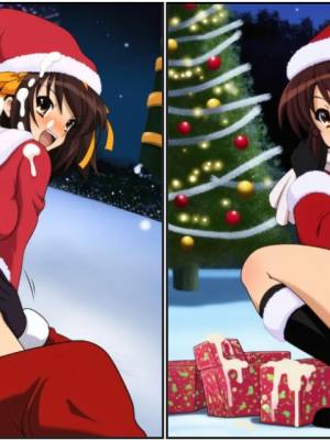 Suzumiya Haruhi And The Milky White Of Christmas Porn Comics english 20