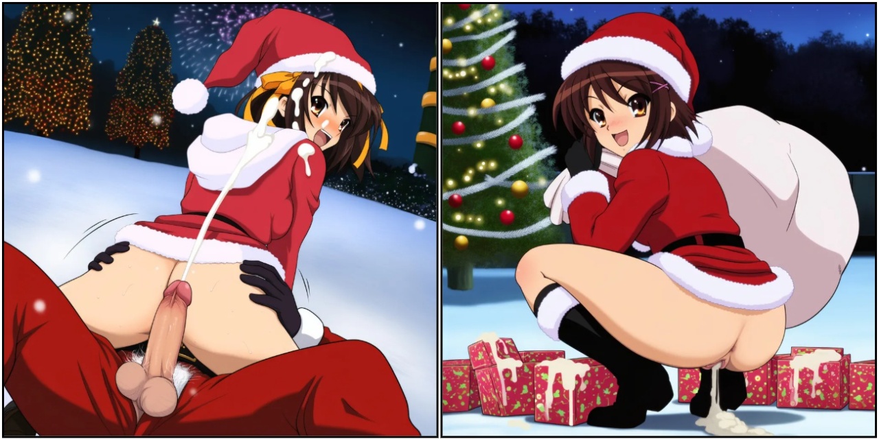 Suzumiya Haruhi And The Milky White Of Christmas Porn Comics english 20