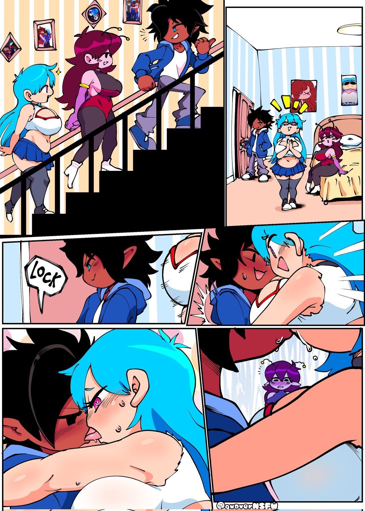 Three Way Linkup Porn Comics english 03