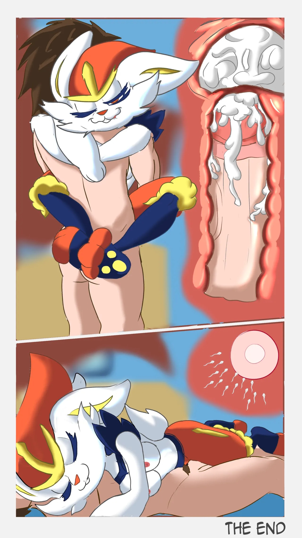 Training with Cinderace: Protein Intake Porn Comics english 04