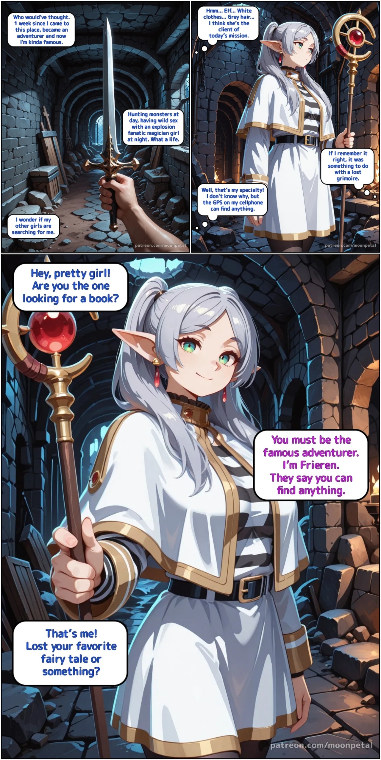 Wanna Make a Bet? Part 12: Frieren Porn Comics english 02